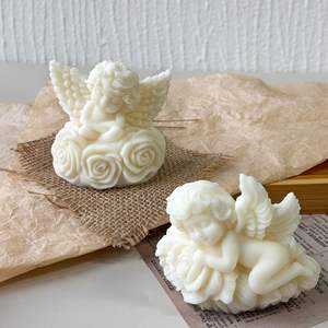 Vela perfumada Kerze Heaven, vela vegana de cera de soja, vela estética hecha a mano para el hogar, decoración de boda, Baby Shower - Product Image 4