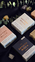 Boîte d'emballage de savon écologique en papier artistique personnalisé OEM, encre à base d'huile de soja