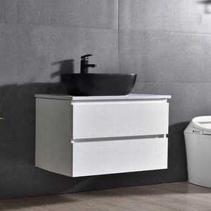 <span class=keywords><strong>Meuble</strong></span>-lavabo mural moderne pour <span class=keywords><strong>salle</strong></span> <span class=keywords><strong>de</strong></span> <span class=keywords><strong>bain</strong></span> complète, 800 mm, en <span class=keywords><strong>bois</strong></span> <span class=keywords><strong>massif</strong></span>, MDF, contreplaqué, écologique, avec lavabo et plan <span class=keywords><strong>de</strong></span> travail inclus - Product Image 2