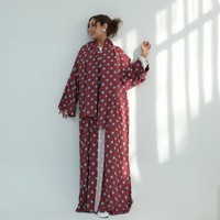 Ensemble Abaya à pois imprimé, Kimono Cardigan et Hijab assorti pour femme, Tenue de prière musulmane modeste deux pièces, Été Automne