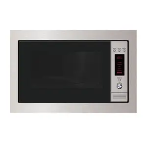 30L Built-In Microwave Oven with Integrated Stainless Steel Frame Auto Cooking and Grill Function for Kitchen Use Household