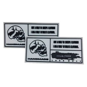 Fashion Custom Soft Rubber <b>Patch</b> Embossed Logo <b>Sew</b> <b>on</b> PVC <b>Patches</b> for Clothing - Product Image 3