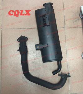 Knalpot Sepeda Motor Tiga Roda, Suku Cadang untuk Sistem Knalpot Keluar Pipa Knalpot Sepeda Motor untuk Bajaj Re 205 225 - Product Image 3