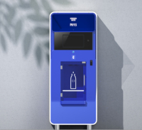 Distributeur d'eau hydrogénée PH7.5-9.5 Ioniseur alcalin d'automne 800ppb Paiement par carte de crédit Visa Écran tactile LCD