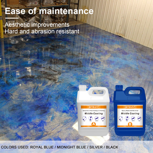 Résine époxy transparente et durcisseur pour sols en béton métallique, sols de <span class=keywords><strong>garage</strong></span>, peinture époxy pour sols - Product Image 3