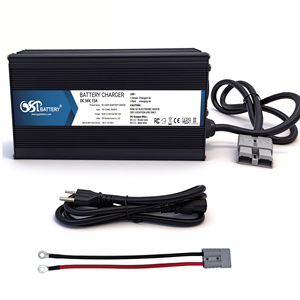GSP Battery 56V 15A LiFePO4 Battery Charger 48V Lithium Iron Phosphate Fast Charger for RV EV Power Golf Cart Forklift - Product Image 1