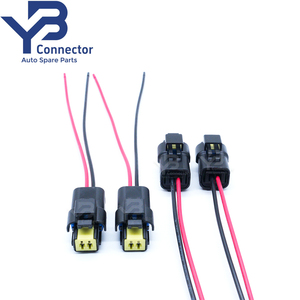 211PC022S0049 Sicma 1,5 mm vrouwelijke <span class=keywords><strong>2</strong></span>-pins zuurstofsensor kabelboom voor BMW Peugeot Fiat - Product Image 2