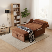 Canapé-lit convertible pliable de style moderne en tissu pour petit appartement, salon, nouveau style de canapé-lit, canapé pliable