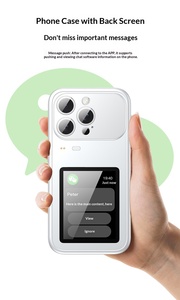 เคสโทรศัพท์อัจฉริยะ AI NFC สุดหรูสำหรับ <span class=keywords><strong>iPhone</strong></span> 17/16/15/<span class=keywords><strong>14</strong></span> <span class=keywords><strong>Pro</strong></span> <span class=keywords><strong>Max</strong></span> พร้อมหน้าจอสีรวมอุปกรณ์ป้องกันหน้าจอ - Product Image 5