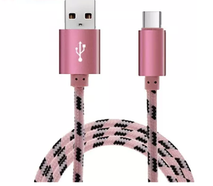 Câble USB de charge rapide personnalisé en Nylon tressé 2.1A 2.4A pour iPhone - Product Image 5