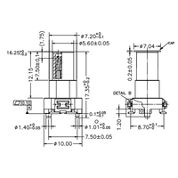 Venta Directa de Fábrica, Conector USB M8 SMT de Latón con Recubrimiento Dorado, 4 y 8 Pines, Macho/Hembra, Impermeable IP67, Certificado ROHS