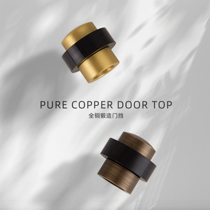 Stile di lusso moderno in ottone satinato oro/antico porta Stopper porta porta interna con ottone rame oro nero opaco <span class=keywords><strong>per</strong></span> alberghi - Product Image 2