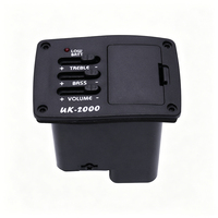 UK-2000 Metal 3 Band EQ Pickup Piezo Preamp Equalizer Complete Mount Kit 4 String Uke Wholesale Instrument Accessories