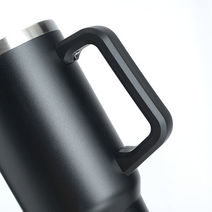 Gobelet isotherme en acier inoxydable 40 oz avec paille et poignée pour boissons de fête - Product Image 2