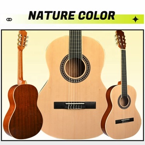 Guitare <span class=keywords><strong>classique</strong></span> en cèdre de 36 pouces en gros en usine avec 6 cordes en nylon et finition brillante - Product Image 5