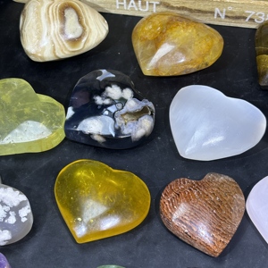 Cuori in Ametista di Alta Qualità Kindfull, Cristalli Misti per Guarigione Spirituale, Pietre <span class=keywords><strong>a</strong></span> Forma di Luna per Decorazione - Product Image 3