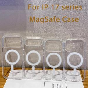 Ban đầu từ trường hợp điện thoại cho <span class=keywords><strong>Iphone</strong></span> 17 17 không khí 11 12 13 mini 14 15 16 Pro Max XR x XS <span class=keywords><strong>7</strong></span> 8 cộng với cứng trong suốt Cover quay lại - Product Image 6