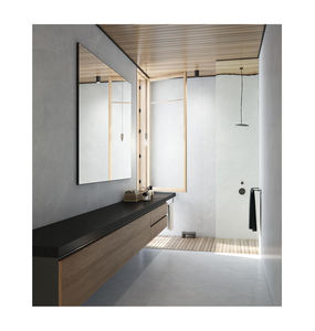 Panneau décoratif en porcelaine à surface mate pour placage <span class=keywords><strong>de</strong></span> <span class=keywords><strong>salle</strong></span> <span class=keywords><strong>de</strong></span> <span class=keywords><strong>bain</strong></span> 2700X900X9mm veines riches en gris <span class=keywords><strong>Baikal</strong></span> - Product Image 1