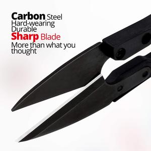 <b>Black</b> Industrial <b>Mini</b> Garment Scissor Stainless Steel Smooth Multi-Purpose Embroidery Cutter Thread Bonsai Pruner Tailor - Product Image 4