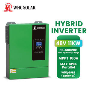 11 किलोवाट हाइब्रिड सौर इन्वर्टर 11000w शुद्ध साइन वेव ऑन-ऑफ ग्रिड इनवर्टर - Product Image 2
