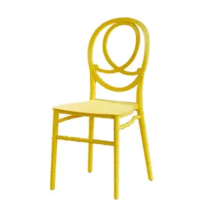 Mejor Precio de diseño novedoso Oficina hogar plástico sillas de colores brillantes al aire libre Silla de comedor moderna