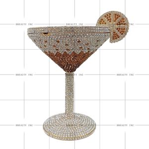 Women Luxury Mini Goblet Crystal Clutch Rhinestone Classic Evening Handbag Funny Diamond Cocktail Cup Purse <b>for</b> <b>Wedding</b> - Product Image 4