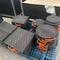 Plaque de support UHMWPE haute résistance aux chocs avec surface mate et plate, découpe sur mesure