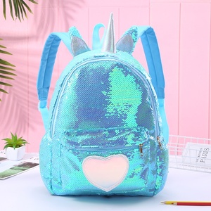 Grande Fermeture Éclair Licorne Cartable Teenager Hologramme Coeur Amour Sac À Dos Pour École Voyage Sac - Product Image 3
