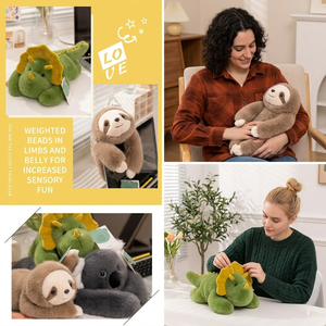 Aika - Peluche de Perezoso al por Mayor, 30 cm, Relleno de Algodón PP, Pequeños Animales de Peluche, Proveedor OEM Personalizado - Product Image 4