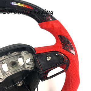 Volant en fibre de carbone forgée pour Chrysler 300C 300S SRT8 HEMI <span class=keywords><strong>V6</strong></span> V8 2011-2023 LD Custom OEM Fit Performance Upgrade - Product Image 5