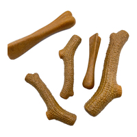 Jouet à mâcher durable pour chien Wishbone, saveur bacon, poulet, bœuf, cacahuète, bois, plastique de qualité alimentaire, pour mâcheurs agressifs, jouet en nylon en forme d'os
