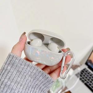 Étui de protection pour écouteurs <span class=keywords><strong>Sony</strong></span> <span class=keywords><strong>WF</strong></span>-<span class=keywords><strong>1000XM5</strong></span>, coque en silicone souple IMD, coque antichoc, boîtier en marbre perlé, manchon anti-poussière - Product Image 5