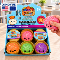 XINGYUE Jouet Squishy en forme de boulette, motif bois de renne de Noël, géant 15 cm, scintillant, anti-stress, avec logo personnalisé