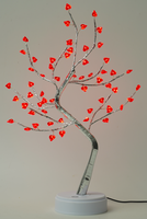 108 LED Tischbaum-Licht Kupferdraht-Baumlampe Batterie/USB-Betrieben für Valentinstag-Geschenke Heimdekoration