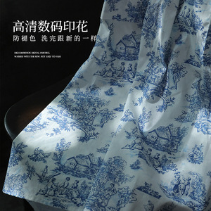 Japanese Korean Style Apron 100 Cotton Floral Print Ruffled Design Oil Resistant Cooking Wear - Product Image 3