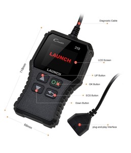 เครื่องมือวินิจฉัยยานยนต์ Launch X431 Creader 319 CR319 เครื่องอ่านโค้ด OBD2 สำหรับยานยนต์ทุกคันที่รองรับ OBDII - Product Image 5