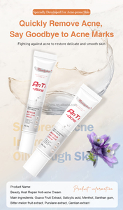 Crème nettoyante pour pores obstrués, élimination des points noirs, crème anti-acné, crème à l'acide salicylique, élimination des imperfections, réparation anti-acné - Product Image 4