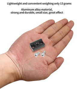 Adaptador de tornillo de 1/4 pulgadas, Puerto extensible para Dji <span class=keywords><strong>Ronin</strong></span> <span class=keywords><strong>S</strong></span>, reemplazo de montaje M4 a cámara, placa de montaje de Monitor de vídeo para brazo mágico de Monitor - Product Image 6