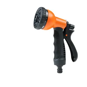 QL544 Household Water Gun Nozzle Outdoor Car Washing Tool Anti -sliding Handle Gardening Plastic Hose Water Gun Nozzle