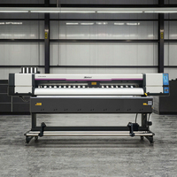 Impresora solvente ecológica de 3,2 M, plotter de corte de impresión de vinilo de grado automático, máquina I3200, impresora de inyección de tinta Uv