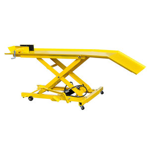 일반적인 사용 800lb 공압 유압 오토바이 리프트 테이블 고무 프론트 휠 클립 오토바이 리프트 테이블 발 페달 - Product Image 1