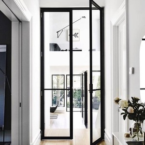 <b>Classical</b> Style Soundproof External Front Swing Door Exterior Entry With Glass and Sidelight - Product Image 4