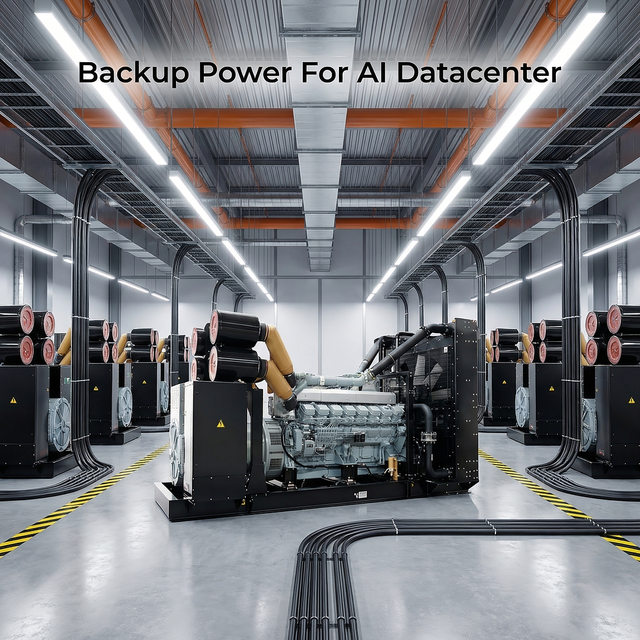 EPC Datacenter Generator 600Kw Auto Start Silent Type System Overload Protection Explosion Proof Standby Duty Industrial Use
