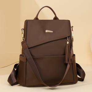 Sac à dos pour femmes, nouvelle mode, avec fermeture à glissière, étanche, antivol, décontracté, pour les déplacements, les voyages, l'école - Product Image 4