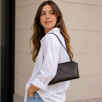 Sac à bandoulière en cuir véritable de qualité supérieure pour femme, sac à main minimaliste, sac décontracté à porter sous le bras, sac à main quotidien pour femme, fabrication OEM personnalisée
