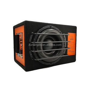 Usine OEM 10 pouces voiture caisson de basses actif 20hz-800hz amplificateur intégré <span class=keywords><strong>Spl</strong></span> 600w fort caisson de basses boîtier de haut-parleur - Product Image 5