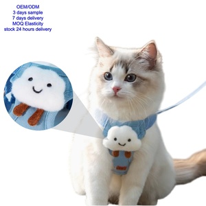 Harnais de Luxe pour Animaux de Compagnie – Confortable et Réglable en Polyester Écologique avec <span class=keywords><strong>Protection</strong></span> Poitrine et Dos, Motif Dessin Animé Teddy pour Chiens et Chats - Product Image 1