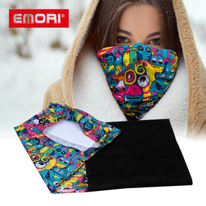 100% Microfibre Polyester Polaire Ski Cravates Saison D'hiver En Plein Air Applicable Bandana avec Poche Filtre - Product Image 4