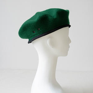 Béret en laine tactique d'entraînement de haute qualité, ajustable, pour activités de plein air, avec bordure en cuir et en tissu - Product Image 3