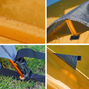 Tente de camping légère Doormate pour alpinisme, 2x2m, double couche, imperméable, pour 1 à 4 personnes, utilisation en extérieur - Product Image 4
